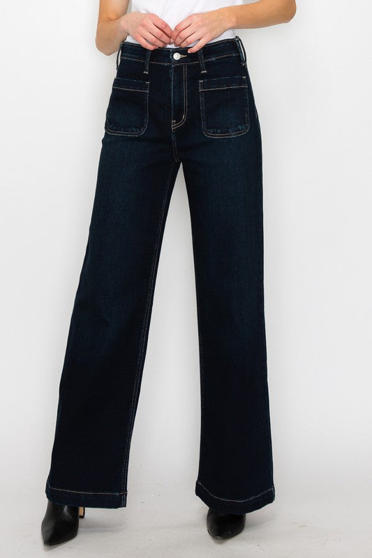 Women's High Rise Modern Wide Leg Jeans