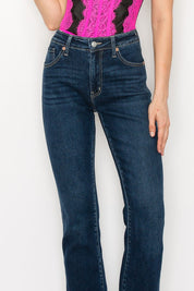 Women's High Rise Skinny Bootcut Jeans