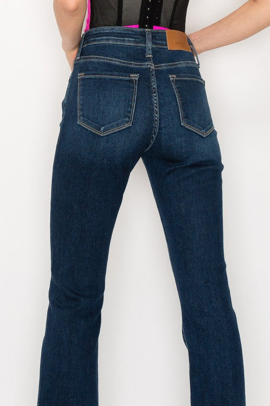 Women's High Rise Skinny Bootcut Jeans