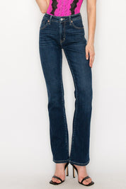 Women's High Rise Skinny Bootcut Jeans