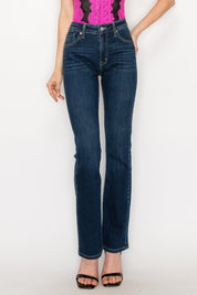 Women's Plus Size High Rise Skinny Bootcut Jeans