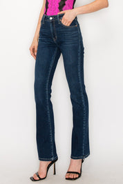 Women's Plus Size High Rise Skinny Bootcut Jeans