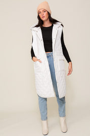 Women's Oversized Quilted Midi Jacket