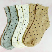 Women's Polka Dot Socks Set of 3 Pairs