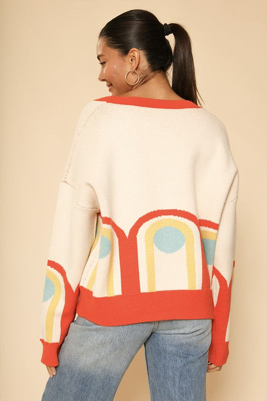 Retro Arch Cardigan