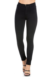 Women's High Rise Skinny Jeans in Black