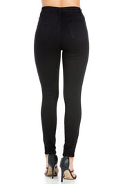 Women's High Rise Skinny Jeans in Black