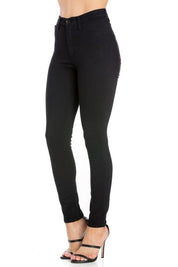 Women's High Rise Skinny Jeans in Black