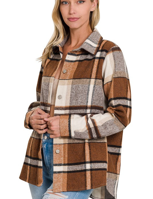 Yarn Dyed Plaid Shacket