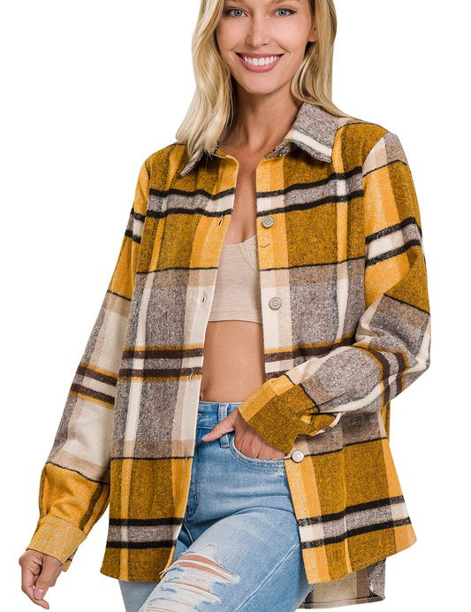 Yarn Dyed Plaid Shacket