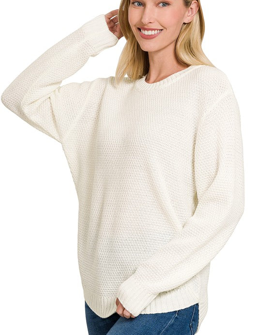 Round Neck Basic Sweater