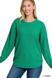 Women's Casual Round Neck Sweater