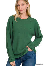 Women's Casual Round Neck Sweater