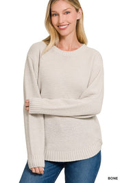 Women's Casual Round Neck Sweater