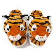 Tiber Roar - Women's Slide on Fuzzy Slippers