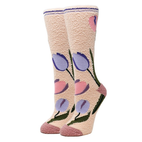 Women's Fuzzy Soft Crew Socks