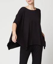 Women's Flared Bamboo Poncho Tunic