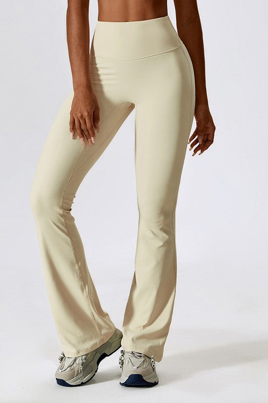 Women's High-Rise Stretch Flared Pants