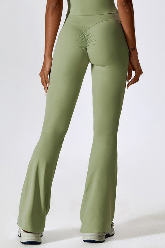 Women's High-Rise Stretch Flared Pants