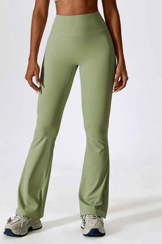 Women's High-Rise Stretch Flared Pants