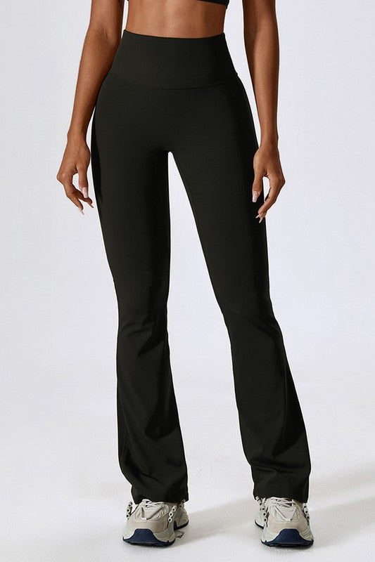 Women's High-Rise Stretch Flared Pants