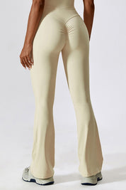 Women's High-Rise Stretch Flared Pants