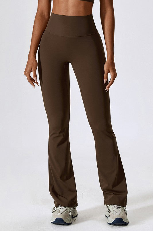 Women's High-Rise Stretch Flared Pants