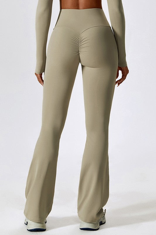 Women's High-Rise Stretch Flared Pants