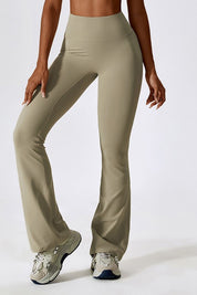 Women's High-Rise Stretch Flared Pants