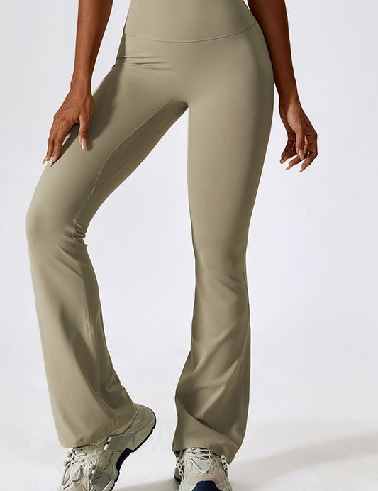 Women's High-Rise Stretch Flared Pants