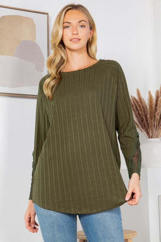 Women's Casual Loose Fit Long Sleeve Tunic Sweater