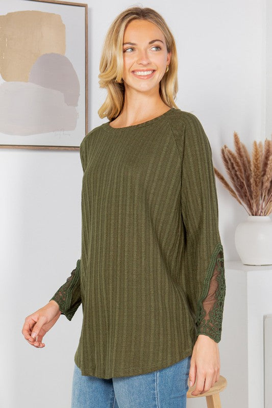 Women's Casual Loose Fit Long Sleeve Tunic Sweater