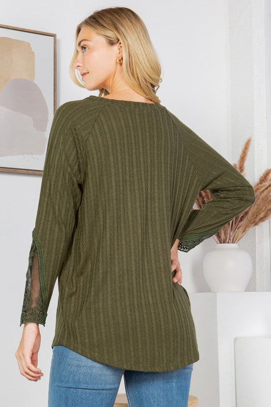 Women's Casual Loose Fit Long Sleeve Tunic Sweater