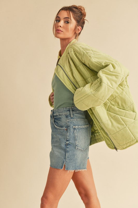 Women's Oversized Quilted Cotton Dixie Jacket