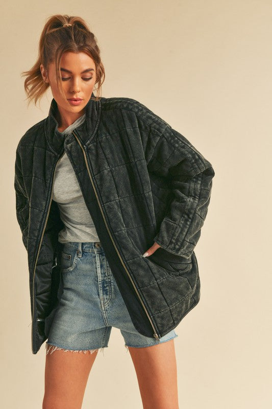 Women's Oversized Quilted Cotton Dixie Jacket