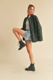 Women's Oversized Quilted Cotton Dixie Jacket