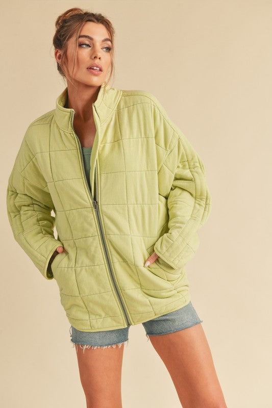 Women's Oversized Quilted Cotton Dixie Jacket