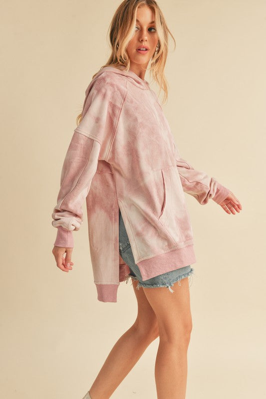 Women's Oversized Tie Dye Hoodie