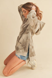 Women's Oversized Tie Dye Hoodie