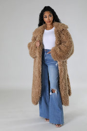 Athina Fuzzy Fur Winter Coat