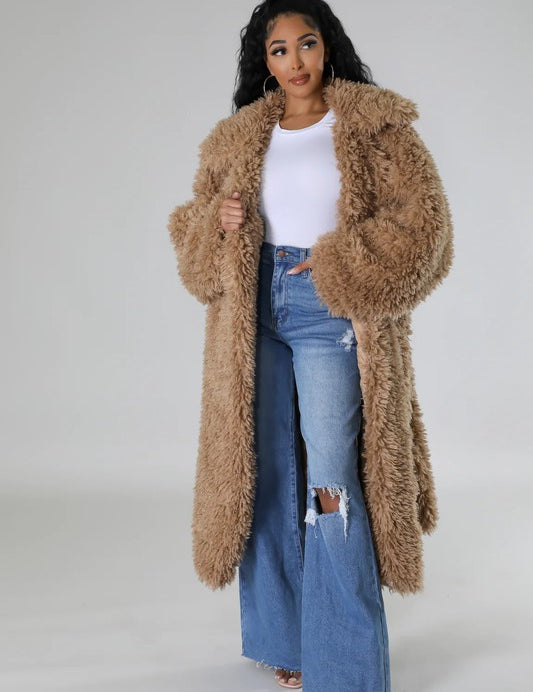 Athina Fuzzy Fur Winter Coat