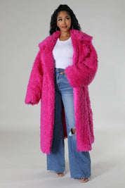 Athina Fuzzy Fur Winter Coat