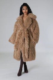 Athina Fuzzy Fur Winter Coat