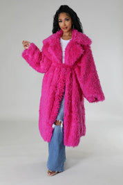 Athina Fuzzy Fur Winter Coat