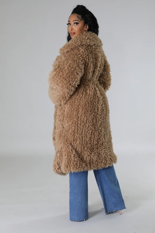 Athina Fuzzy Fur Winter Coat