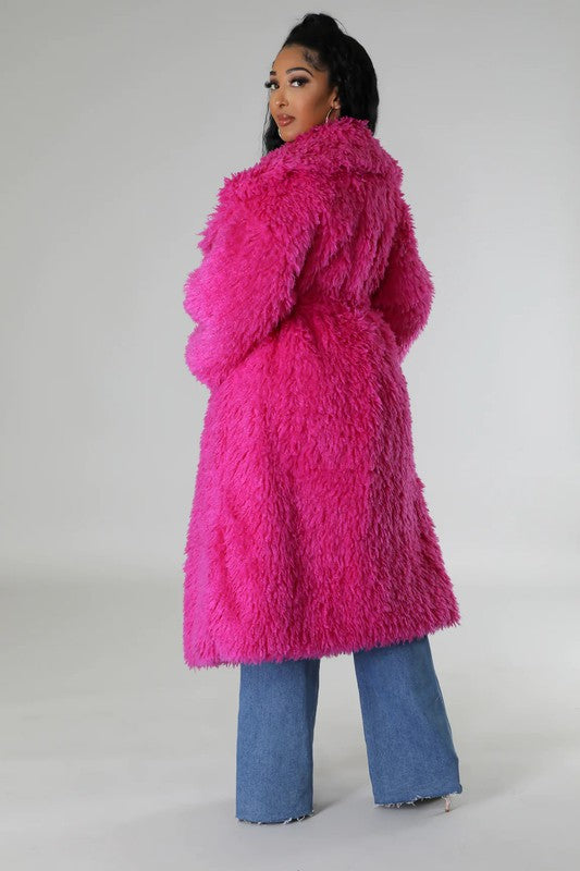 Athina Fuzzy Fur Winter Coat