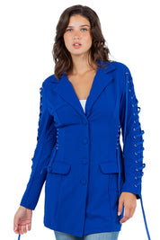 Women's Relaxed Fit Single-Breasted Blazer