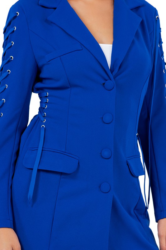 Women's Relaxed Fit Single-Breasted Blazer