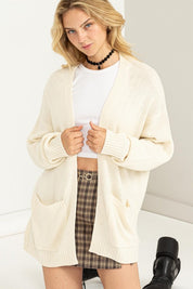 Women's Oversized Open Front Cardigan Sweater