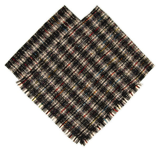 Women's Plaid Tweed Luxe Poncho